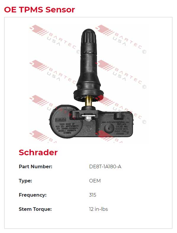 OE TPMS Sensor